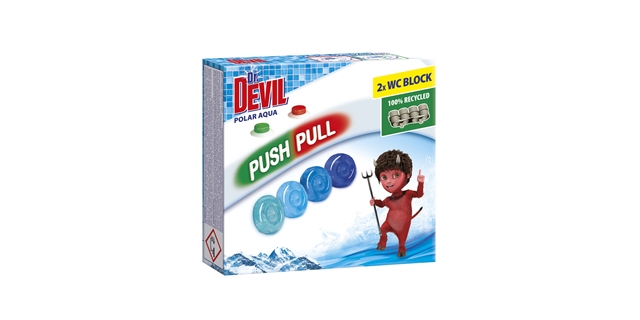 Dr. DEVIL WC PUSH PULL GEL 2x20 g Polar Aqua                                                                                                                                                                                                              